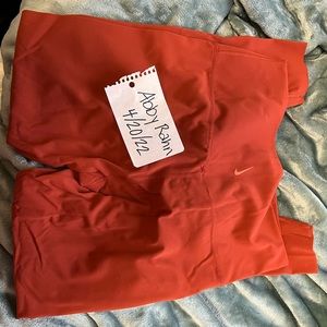 Burnt Orange Nike Leggings size L